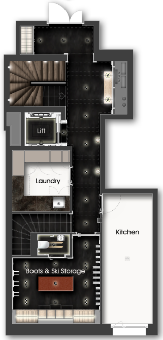 Chalet Aconcagua Zermatt Floor Plan 4